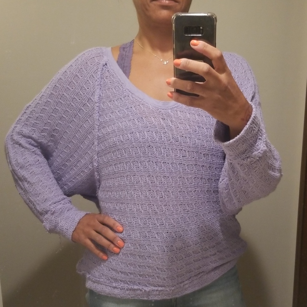 NWT freepeople crochet shirt